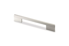 Poignée Imperia, entraxe de perçages 192, L 220 mm, B 9 mm, H 35 mm, aspect inox brossé