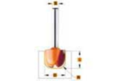 "fraise pour ""tasses et assiettes"" r=6,4"  d19