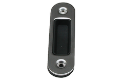 Contre-plaque petite 22x82mm noir  