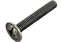 Metaalvijs M4x40 zwart verzinkt