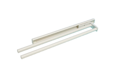 Handdoekdrager 438 mm geanodiseerd alu 2 armen