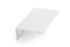 Hoekgreep alu/wit 70x1.6 ba : 44mm
