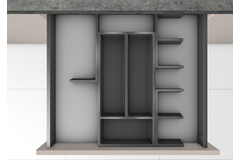 Ninka connect range-couverts set 1 gris  