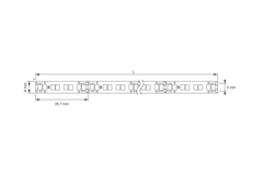 Strip Led Emotion 50m 2700-6500K 24V 4W/m IP20 