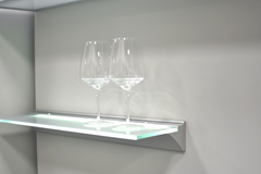 Mono teo led tablette verre 900mm 4,8W 230V 4000K 