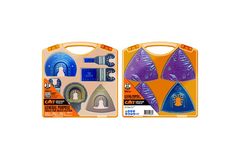 Set 37pcs lames/accessoires pr outils multifonct. 