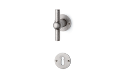 Quincalux poignee de porte (1 pr) 124t-00 etain-la iton 