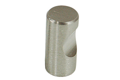 Top cylinder RVS geborsteld dia. 12mm h25mm
