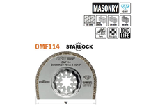 75mm disque diamant multi construct i=2,2mm 1pc 