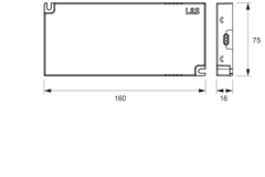Mec Driver Led transfo 36w 12/24V sans câble 