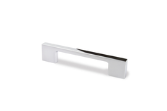 Greep Belluno, boorafstand 96, L 130 mm, B 9 mm, H 28 mm, glans verchroomd