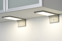 Set 2 Led triled onderbouw 4.44w 4200k alu look to uch 10w met dimmertransfo