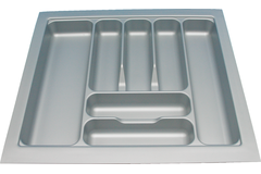 Insert tiroir c.60 cm gris alu  l501-550 p440-500 mm