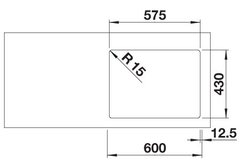 Blanco Solis 340/180-IF ga commande manuelle