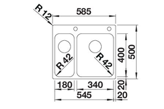 Blanco Solis 340/180-IF/A droite commande automatique