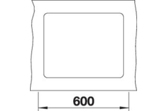 Blanco Subline 500-F zwart manueel