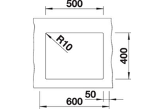 Blanco Subline 500-U café zonder afloopg