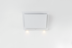Novy Vision 75 cm blanc verre hotte murale recirc 