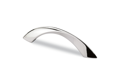 Poignée Coria, entraxe de perçages 128, L 151 mm, B 16 mm, H 34 mm, chromé brillant