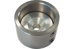Support tube de penderie inox d.25mm démontable