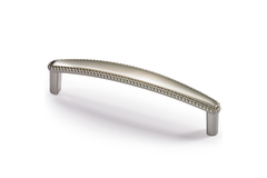 Greep Savelli, boorafstand 128, L 140 mm, B 18 mm, H 29 mm, roestvrij staal finish geborsteld