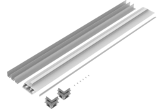 Xinnix X1B kit kopstuk breedte 730mm zwart opentrekken
