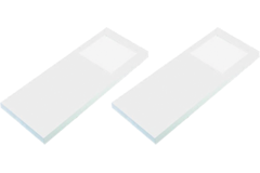 Hera set 2 x slim-pad F Led 5w 24V 3000K blanc + transfo Led 15