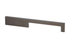 Poignée drimo 224mm alu bronze foncé brossé asymm 