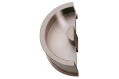 Schuifdeurgreep moon 40mm grafiet