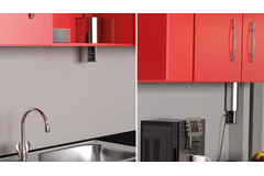 Elevator rvs-look d-l-nl 2 stopcontacten