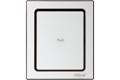 Evoline port push cuisine charger wit glas nl-d-l2 2 stopcontacten/1 usb charger