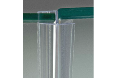 Joint avec butee en h l2200mm pour verres 10/12 mm 