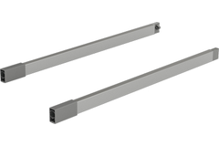 Lengtereling ArciTech / 650 mm, zilver, links