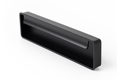 Cuvette FOLD BA128 L174 zamac mat noir