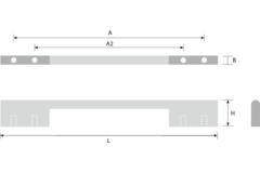 Greep fortis ba 288 l316 eik ongelakt