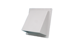 Auvent 1 clapet ø150 blanc 