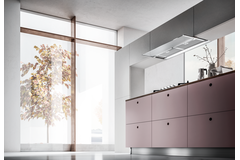 Glass out inbouw afvoer rvs + glas 60 cm