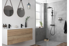 Damixa silhouet pr lavabo small noir mat  