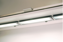 Éclairage led 8.4W rotatif à poser sous meuble avec interrupteur