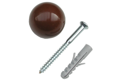 60540 deurstop fischer ts8w bruin