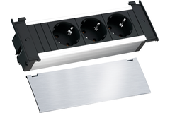 Kapsa look inox 3 prises b-f  