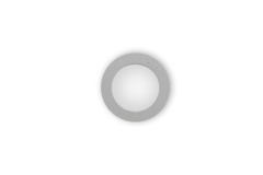 Led nube 35 3000K 12V 1.8w gris métallique 