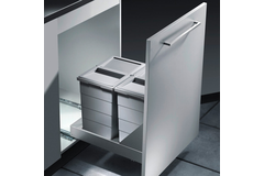 Hailo bottom mount 40-60cm2x24l - metalen drager - 2x24l - metalen drager - volledig uitsc