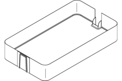 Korf Planero Lava voor kolomkast K400mm