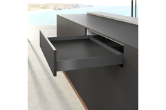 AvanTech YOU set zijwand h77 l550mm antraciet L/R zonder frontbevestiging