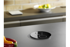Twist mat zwart d-nl-l 2 stopcontacten -- 931.150*