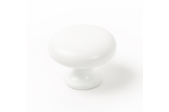 Bouton DUKE Ø31.4 zamac mat blanc