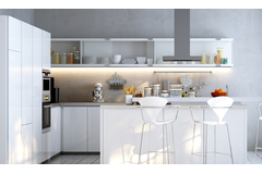 Led profiel Wide24 G/W 2000 zwart geanodiseerd