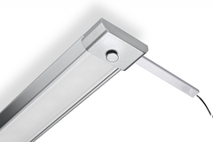 Cache câbles inox 200x17x8mm - Fixation invisi ble 