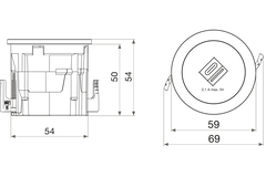 Evoline One usb a/c charger 5v 2.1a wit